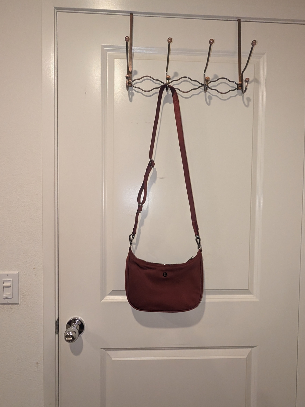 lululemon athletica Burgundy Shoulder Bag Purse Red